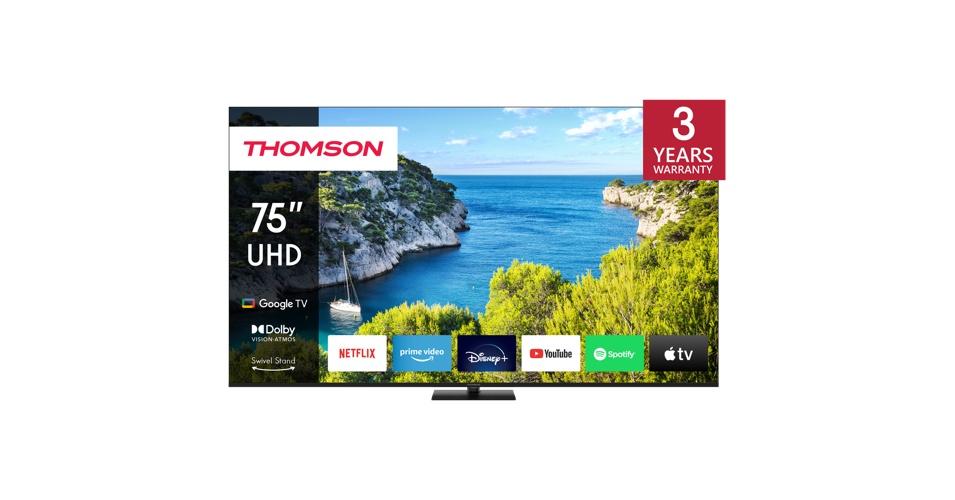 TV THOMSON D-LED 75UG5C14 Google TV (189 cm, 4K Ultra HD, HDR10, Smart TV)