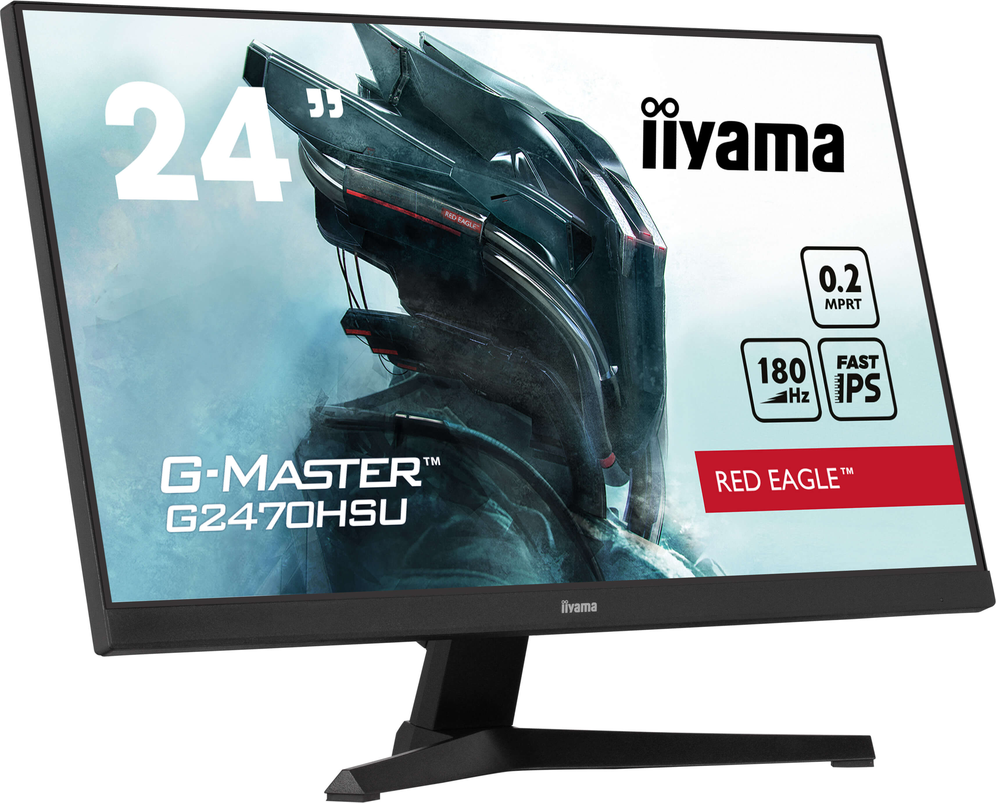 IIYAMA 60.5cm (24″) G2470HSU-B6 16:9 HDMI+DP+USB IPS bl.