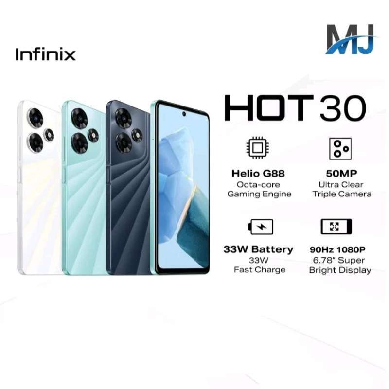 Infinix Hot 30 8GB 256GB (CRNA)