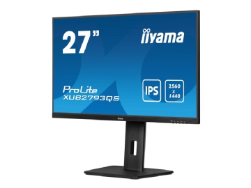 IIYAMA 27″ XUB2793QS-B7 QHD (2560×1440) IPS, Pivot, 100Hz, 16:9, 1ms, 300 cd/m2, 1300:1, 1xHDMI/DP, zvučnici, crni