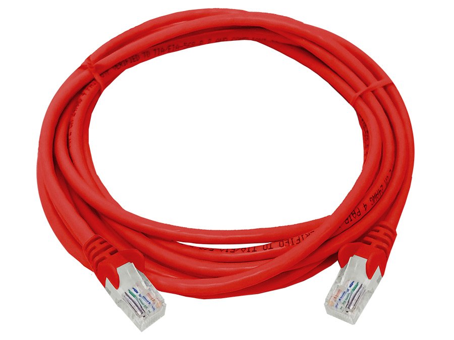NaviaTec Cat5e UTP Patch Cable 0,5m red