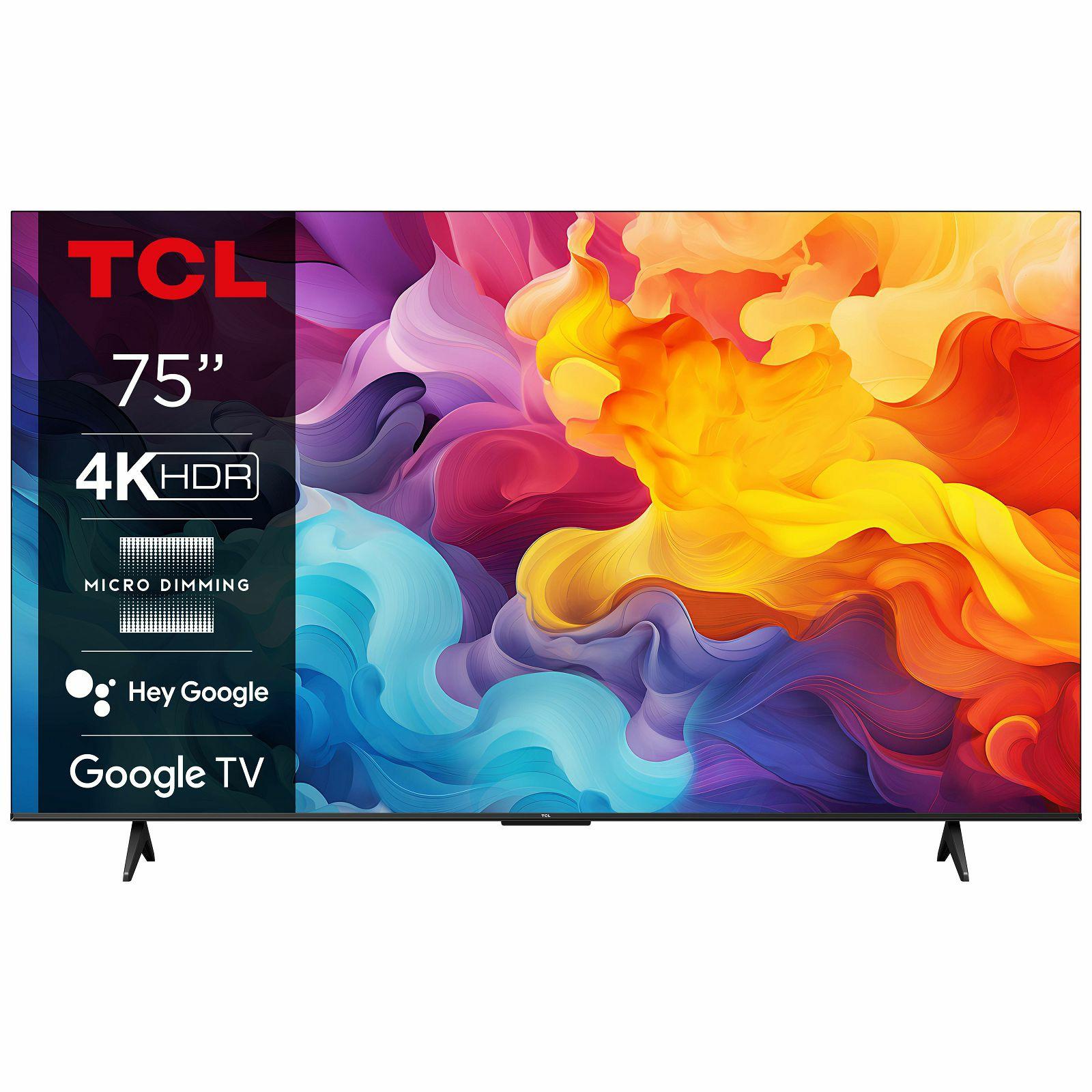TCL 75″ 75V6B LED TV UHD Google TV