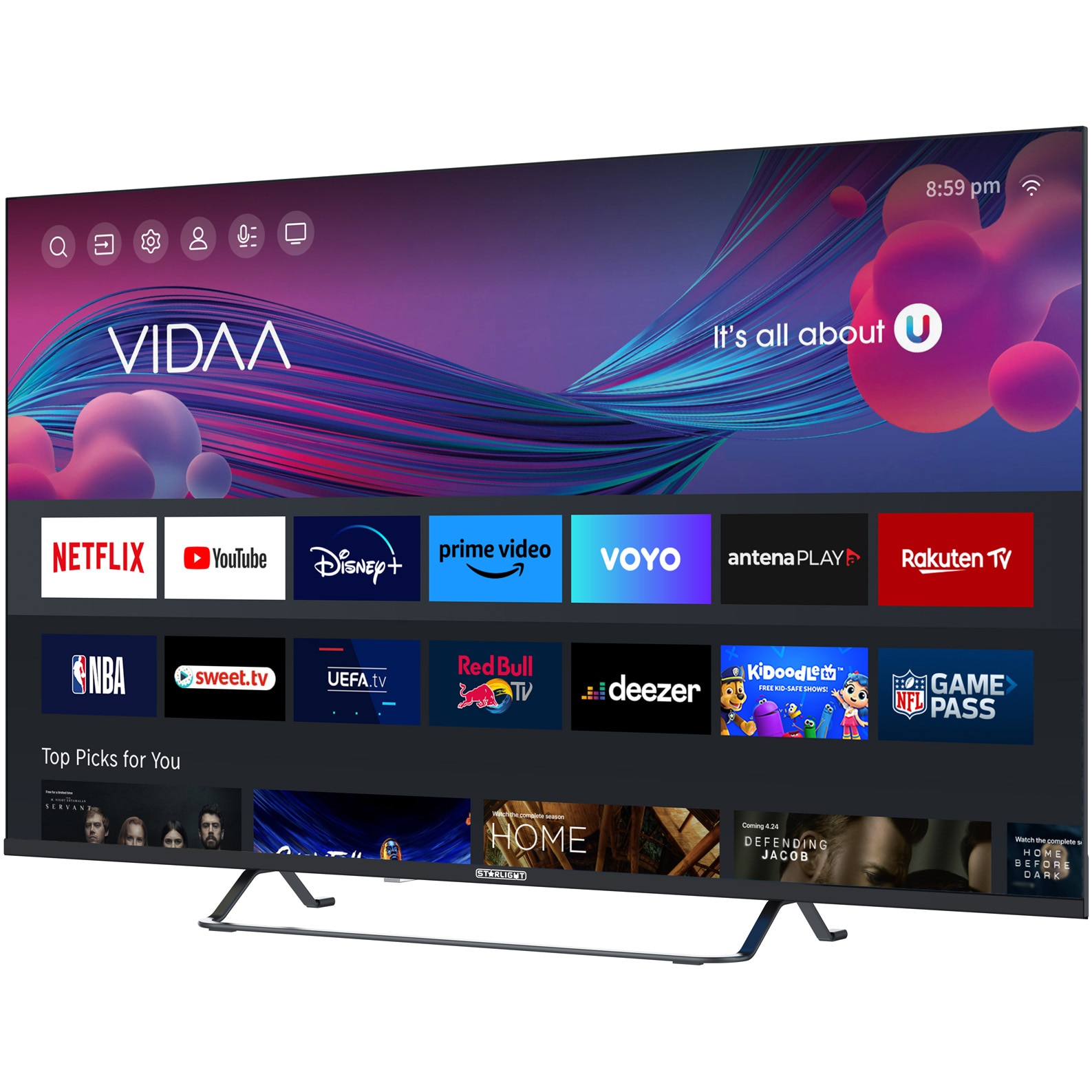 TORNADO 50UA3400X LED Televizor 127 cm (50") 4K Ultra HD Pametni Televizor s Wi-Fi i Google TVSMS Shop