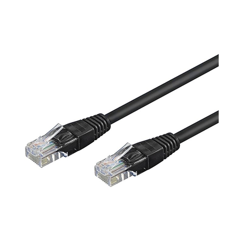 Transmedia Cat.5e UTP Kabel 0,5M, Black