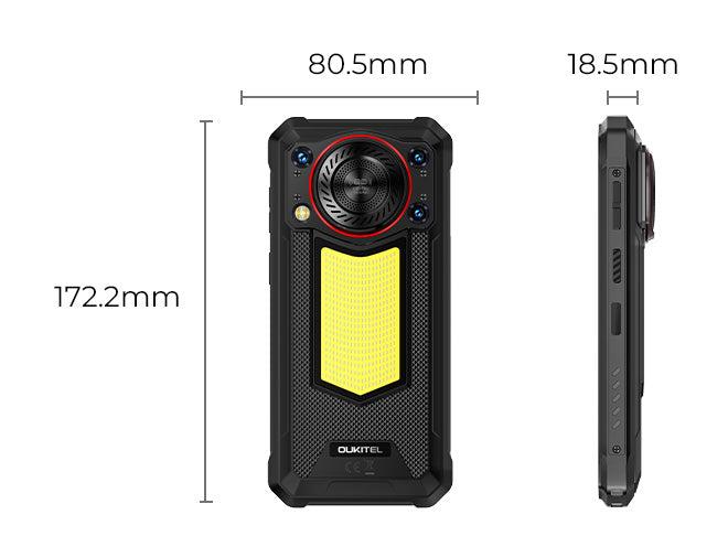 Pametni telefon OUKITEL WP53 Pro 8/256GB (6.52" HD+, 11000 mAh, 48 MP, IP68/IP69K)