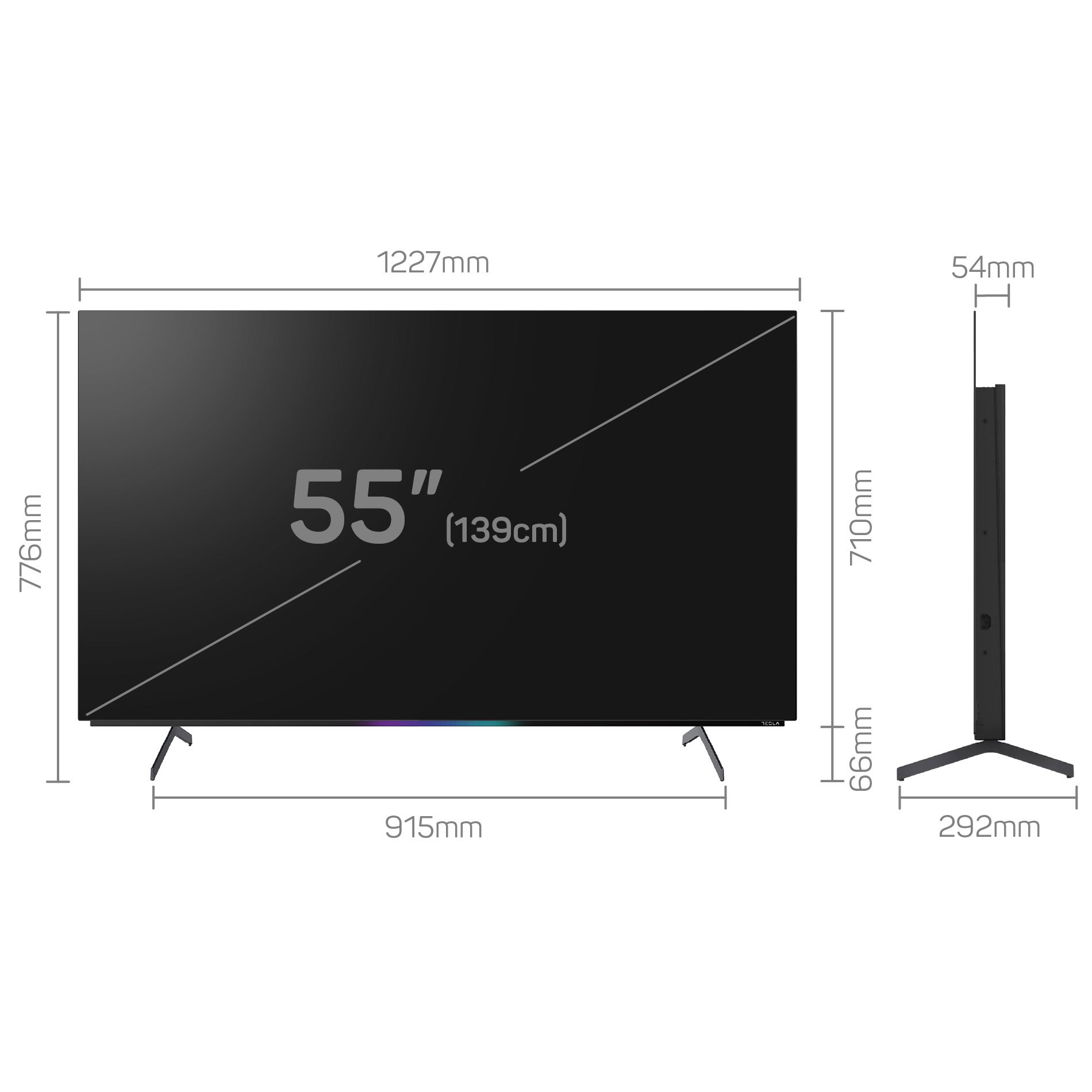 Tesla TV O55S949GUS 55" 120Hz 4K OLED Google TV