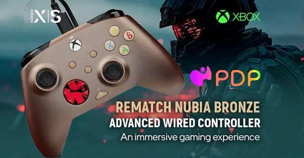 PDP XBOX WIRED CONTROLLER REMATCH - NUBIA BRONZE