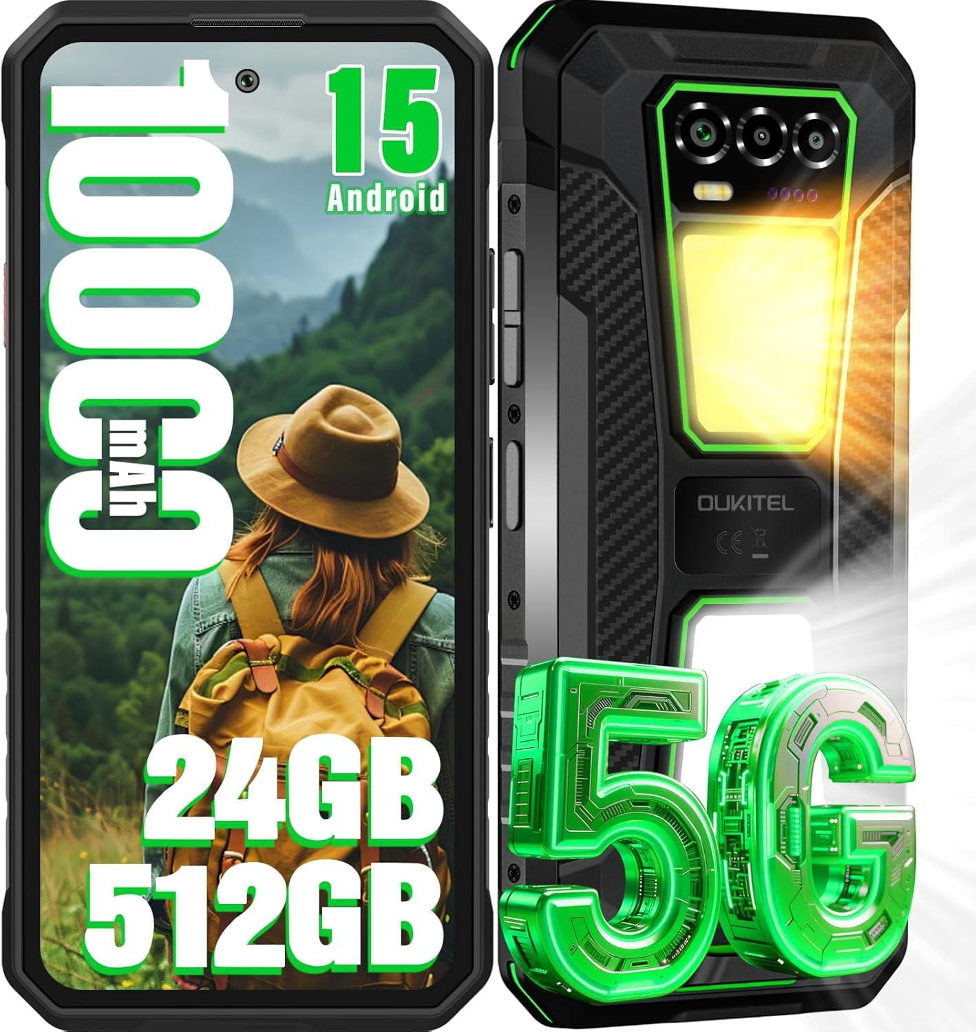 Mobitel OUKITEL WP58 Pro 8GB/512GB Black (crni, robusni)