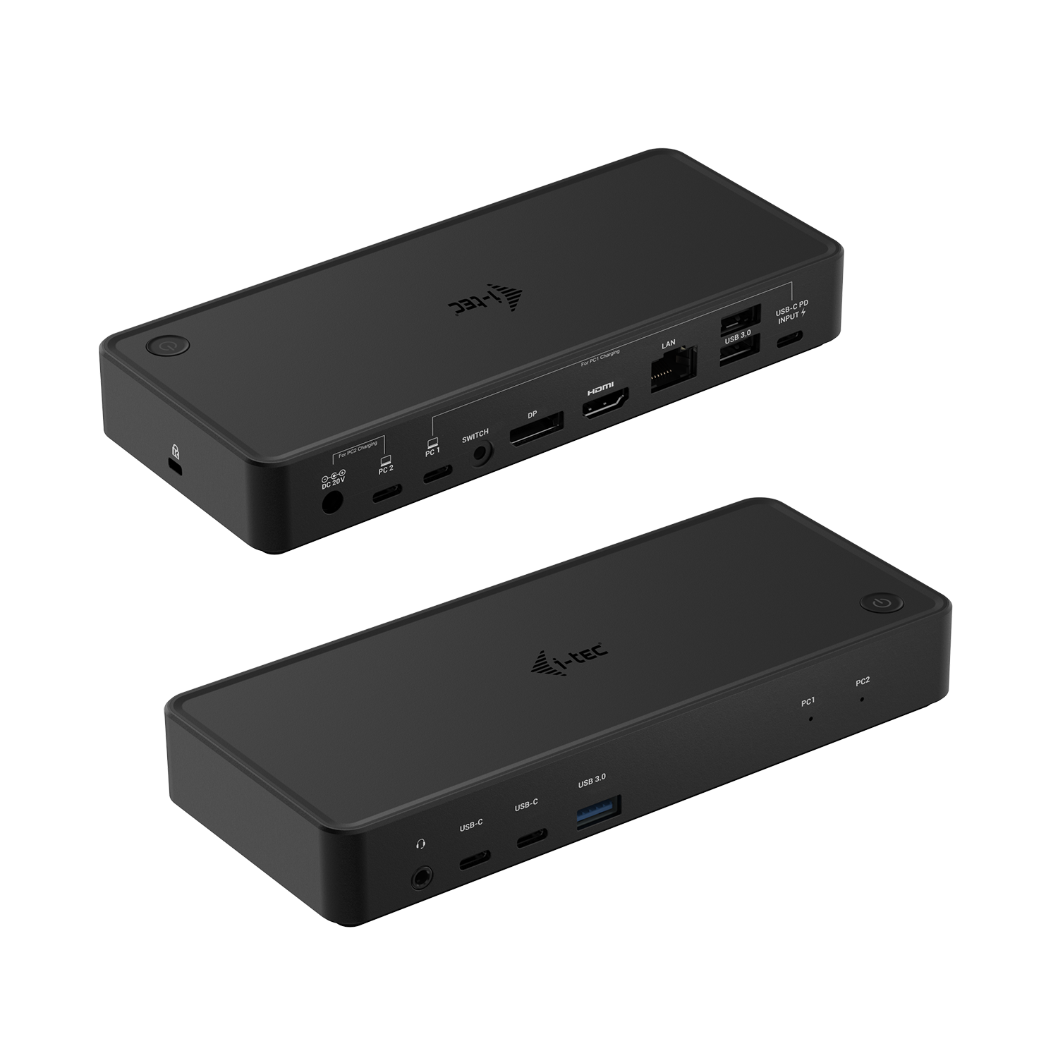 Docking iTec USB-C/Thunderbolt KVM Docking station Dual Display + Power Delivery 65/100W, Docking station, crna, 24mj, (C31DUALKVMDOCKPD)