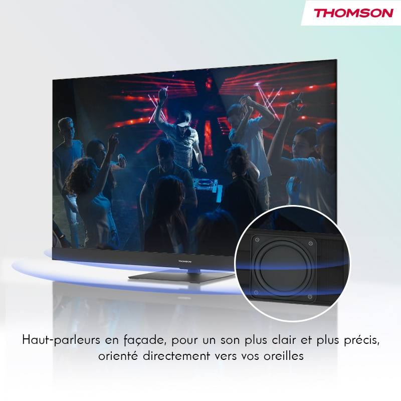 TV THOMSON QLED Q70 Series 55QG6C14 Google TV (139.7 cm, 4K Ultra HD, HDR10, Dolby Vision, Dolby Atmos, Smart TV)
