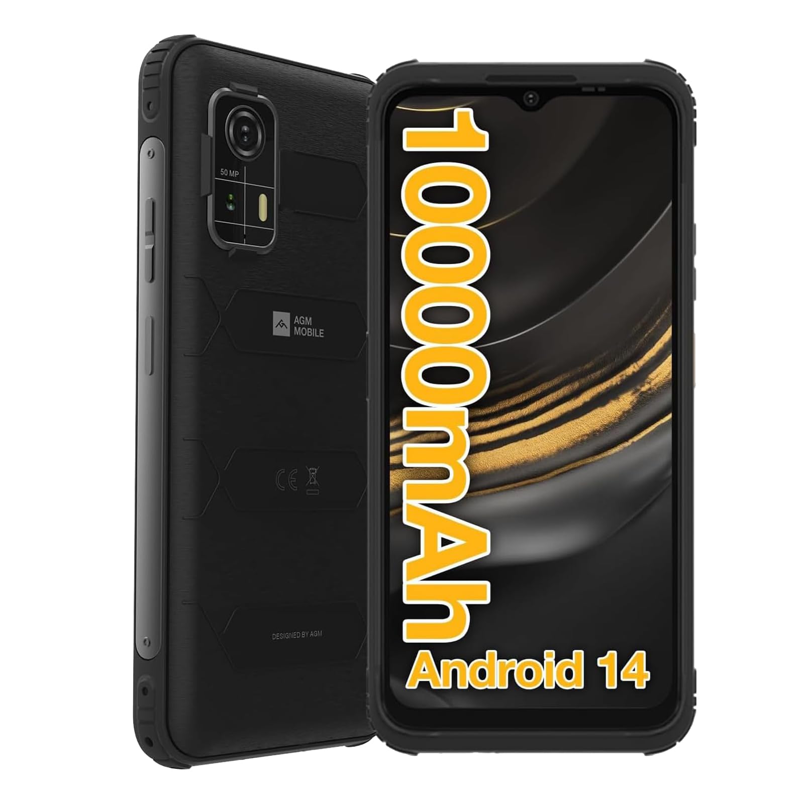 AGM Mobile H MAX Outdoor Rugged Smartphone 128GB 4RAM 4G black