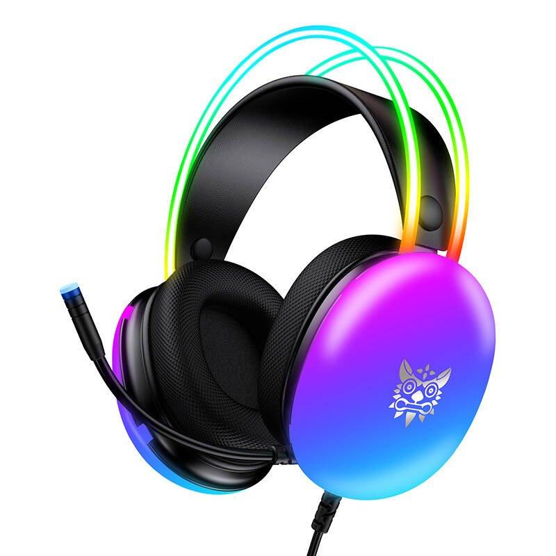 Onikuma X25 gaming slušalice, 3.5 mm, bijela/crna, mikrofon