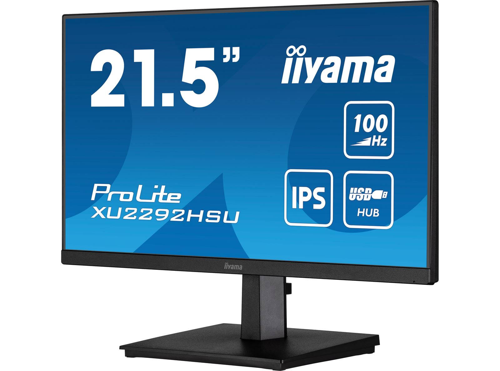 IIYAMA XU2292HSU-B6, 21.5" IPS FHD, 100Hz, 0.4ms, HDMI, DisplayPort, monitor