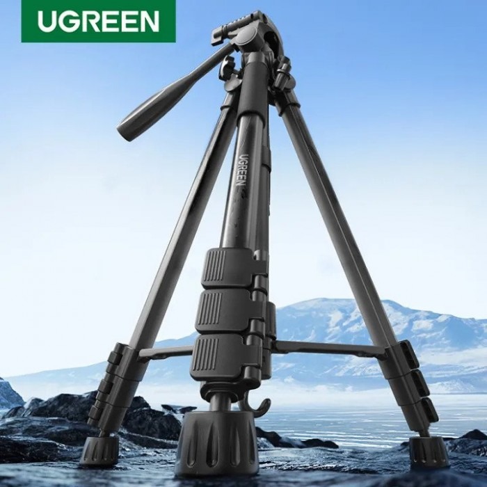 UGREEN LP661 Stativ tripod za foto i video, nosivost 5kg, visina 53.5-175cm, 360° Pan,180° Tilt, za mobitele, akcijske kamere