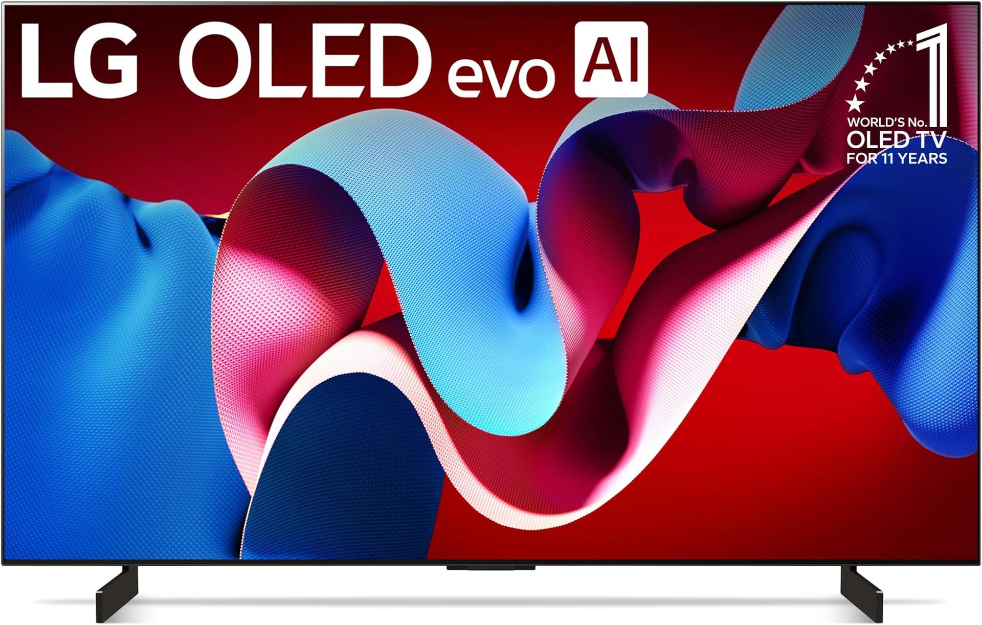 TV LG OLED42C51LA, OLED evo, 42", 106cm, UHD 4K, SMART