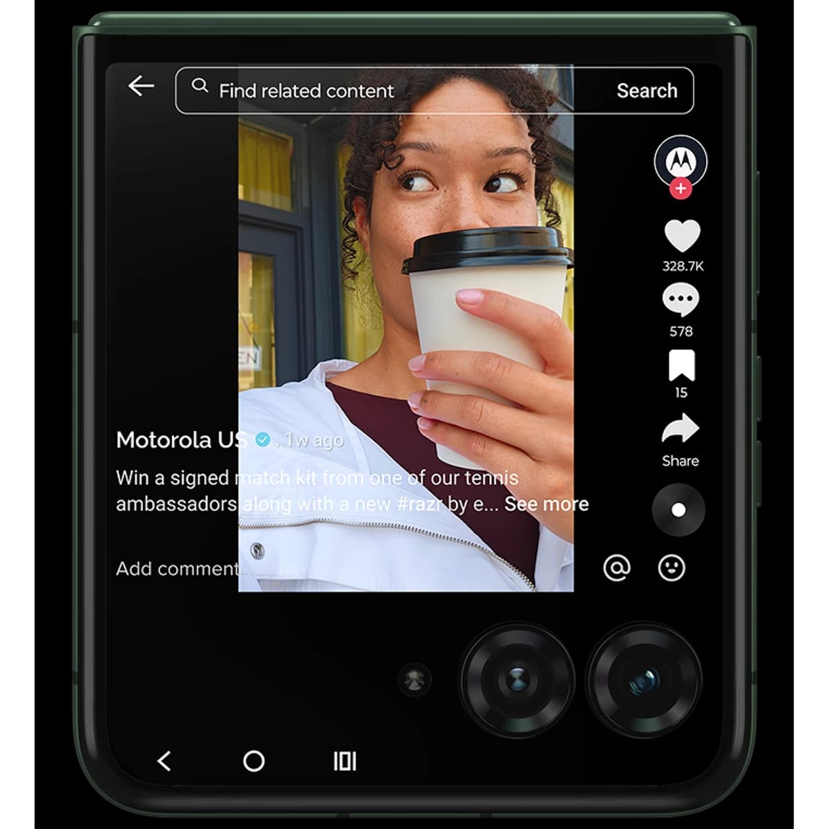 motorola razr 70+, reprezentativna slika modela