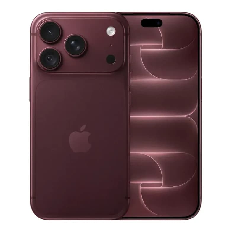 Apple iPhone 18 Pro u boji Burgundy, prednja i stražnja strana